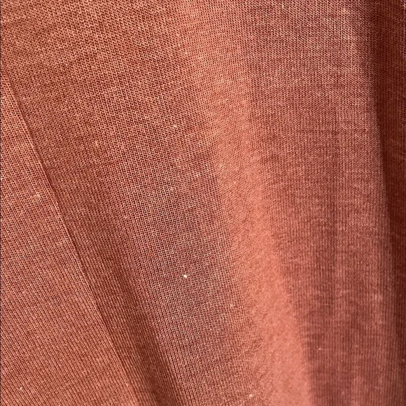 Women's Lace Hem Top in Brown - Picture 13 of 16